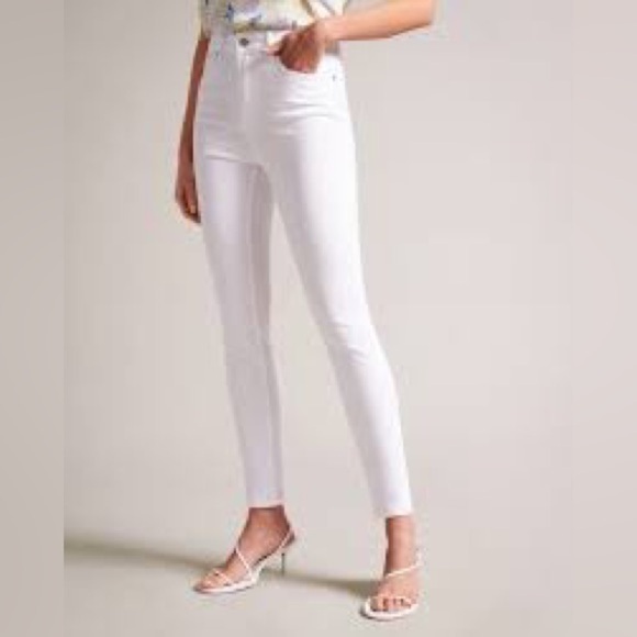 Ted Baker London | White Mid-rise skinny jeans jeggings. Size 27 stretch. - Picture 1 of 8